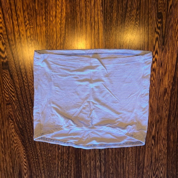 Blue and white American Eagle tube top - Picture 1 of 4